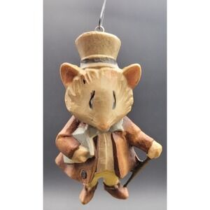 Beatrix Potter Mr. Jackson Mouse Ornament 1981 F. Warne & Co. Vintage Figurine